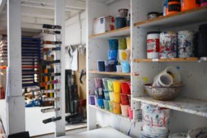 storage of paints